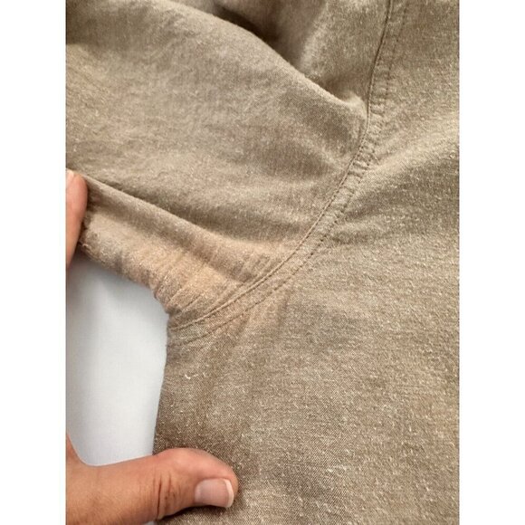 Columbia Men's Shirt Size Large Button‎ Down Tan Cotton Long Sleeve Grandpacore - Picture 9 of 12